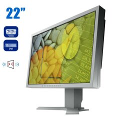Монитор Eizo FlexScan S2202W / 22" (1680x1050) TN / VGA, DVI / Встроенные колонки 2x 0.5W 