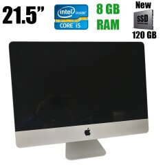 Моноблок Apple MC508LLA / 21.5" (1920х1080) LED IPS / Intel Core i5-650 (2(4)ядра по 3.20-3.46GHz) / 8 GB DDR3 / New 120 GB SSD / ATI Radeon HD 4670 256mb GDDR3