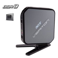 Неттоп Acer Veriton N282G / Intel Atom D525 (2 (4) ядра по 1.8 GHz) / 4 GB DDR3 / 120 GB SSD / nVidia ION