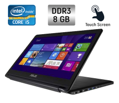 Ноутбук-трансформер Asus Q502L / 15.6" (1920x1080) IPS Touch / Intel Core i5-5200U (2 (4) ядра по 2.2 - 2.7 GHz) / 8 GB DDR3 / 240 GB SSD / Intel HD Graphics 5500 / WebCam / Windows 10