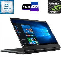 Ноутбук-трансформер Б-клас Lenovo Yoga 710-15ISK / 15.6" (1920x1080) IPS Touch / Intel Core i7-6500U (2 (4) ядра по 2.5 - 3.1 GHz) / 16 GB DDR4 / 512 GB SSD / nVidia GeForce 940MX, 2 GB GDDR5, 64-bit / WebCam / mHDMI / АКБ NEW