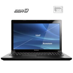 Ноутбук Б-клас Lenovo B580 / 15.6" (1366x768) TN / Intel Celeron B820 (2 ядра по 1.7 GHz) / 4 GB DDR3 / 120 GB SSD / Intel HD Graphics / WebCam