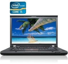 Ноутбук Lenovo ThinkPad T520 / 15.6" (1600x900) TN / Intel Core i5-2450M (2 (4) ядра по 2.5 - 3.1 GHz) / 4 GB DDR3 / 320 GB HDD / Intel HD Graphics 3000 / WebCam / DisplayPort