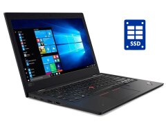 Ультрабук Lenovo ThinkPad L380 / 13.3" (1920x1080) IPS / Intel Core i3-8130U (2 (4) ядра по 2.2 - 3.4 GHz) / 8 GB DDR4 / 256 GB SSD / Intel UHD Graphics 620 / WebCam / Fingerprint / Windows 10 Pro