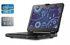 Защищенный ноутбук Dell Latitude 14 Rugged 5414 / 14" (1920x1080) IPS / Intel Core i5-6300U (2 (4) ядра по 2.4 - 3.0 GHz) / 8 GB DDR4 / 512 GB SSD / Intel HD Graphics 520 / WebCam / TouchID / Windows 10