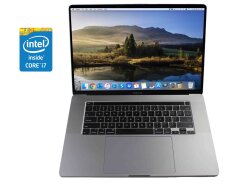 Ультрабук Apple MacBook Pro 16 / 16" (3072x1920) IPS / Intel Core i7-9750H (6 (12) ядер по 2.6 - 4.5 GHz) / 16 GB DDR4 / 512 GB SSD / Intel UHD Graphics 630 / WebCam / MacOS