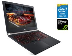 Игровой ноутбук Б-класс Acer Aspire VN7-591G / 15.6" (1920x1080) IPS / Intel Core i7-4720HQ (4 (8) ядра по 2.6 - 3.6 GHz) / 8 GB DDR3 / 256 GB SSD M.2 / nVidia GeForce GTX 960M, 2 GB GDDR5, 128-bit / WebCam / Win 10 Home