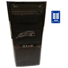 ПК Б-класс Gigabyte GA-MA74GM Tower / AMD Athlon II X2 250 (2 ядра по 3.0 GHz) / 4 GB DDR2 / 128 GB SSD / AMD 740G Graphics / 350W