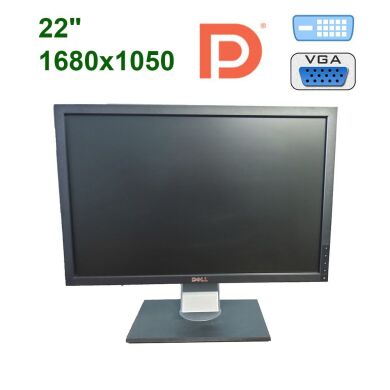 Монітор Dell P2210 / 22" (1680x1050) TN / DVI, DP, VGA, USB 2.0