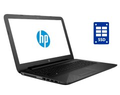 Ноутбук Б-класс HP 15-ay043no / 15.6" (1920x1080) TN / Intel Pentium N3710 (4 ядра по 1.6 - 2.56 GHz) / 8 GB DDR3 / 128 GB SSD / Intel HD Graphics 405 / WebCam / DVD-ROM / Win 10 Home