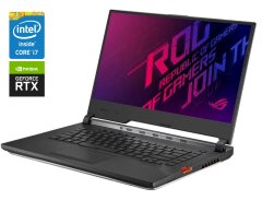 Ігровий ноутбук Asus ROG Strix SCAR III G731GW / 17.3" (1920x1080) TN / Intel Core i7-9750H (6 (12) ядра по 2.6 - 4.5 GHz) / 16 GB DDR4 / 512 GB SSD + 1000 GB HDD / nVidia GeForce RTX 2070, 8 GB GDDR6, 256-bit / Win 10 Home
