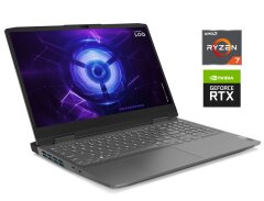 Игровой ноутбук Б-класс Lenovo LOQ 15APH8 / 15.6" (1920x1080) IPS / AMD Ryzen 7 7840HS (8 (16) ядер по 3.8 - 5.1 GHz) / 16 GB DDR5 / 512 GB SSD / nVidia GeForce RTX 4050, 6 GB GDDR6, 96-bit / WebCam