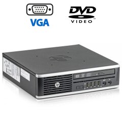 Неттоп HP Compaq 8200 Elite USFF / Intel Core i3-2100 (2 (4) ядра по 3.1 GHz) / 4 GB DDR3 / 500 GB HDD / Intel HD Graphics 2000 / DVD-ROM