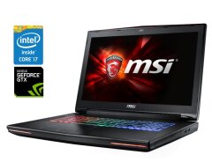 Ігровий ноутбук MSI GT72S-6QE Dominator Pro G / 17.3" (1920x1080) IPS / Intel Core i7-6700HQ (4 (8) ядра по 2.6 - 3.5 GHz) / 16 GB DDR4 / 128 GB SSD + 1000 GB HDD / nVidia GeForce GTX 980M, 4 GB GDDR5, 256-bit / WebCam / Win 10