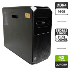 Рабочая станция HP Z4 G4 Workstation Tower / Intel Xeon W-2123 (4 (8) ядра по 3.6 - 3.9 GHz) / 32 GB DDR4 / 256 GB SSD M.2 + 1000 GB HDD / nVidia Quadro K2000, 2 GB GDDR5, 128-bit / DVD-ROM / 750W / Windows 10 Pro