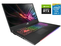 Ігровий ноутбук Asus ROG Strix Scar II GL704GW-EV003T / 17.3&rdquo; (1920x1080) IPS / Intel Core i7-8750H (6 (12) ядер по 2.2 - 4.1 GHz) / 32 GB DDR4 / 512 GB SSD / nVidia GeForce RTX 2070, 8 GB GDDR6, 256-bit / WebCam