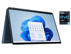 Ультрабук-трансформер Б-класс HP Spectre 16-f0013dx x360 Blue / 16" (3072x1920) IPS Touch / Intel Core i7-11390H (4 (8) ядра по 2.9 - 5.0 GHz) / 16 GB DDR4 / 512 GB SSD NVMe / Intel Iris Xe / WebCam