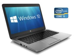 Ультрабук Б-клас HP EliteBook 840 G1 / 14" (1366x768) TN / Intel Core i5-4210U (2 (4) ядра по 1.7 - 2.7 GHz) / 8 GB DDR3 / 120 GB SSD / Intel HD Graphics 4400 / WebCam / Без АКБ + USB-флешка