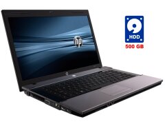 Ноутбук Б-клас HP Compaq 620 / 15.6" (1366x768) TN / Intel Core 2 Duo T6570 (2 ядра по 2.1 GHz) / 4 GB DDR3 / 500 GB HDD / Intel GMA Graphics 4500MHD / DVD-RW / WebCam / Win 10 Pro / АКБ не тримає