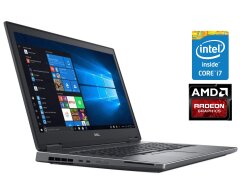 Мобильная рабочая станция Dell Precision 7730 / 17.3" (1920x1080) IPS / Intel Core i7-8850H (6 (12) ядер по 2.6 - 4.3 GHz) / 16 GB DDR4 / 1000 GB SSD / AMD Radeon Pro WX 4150, 4 GB GDDR5, 128-bit / WebCam / Win 10 Pro