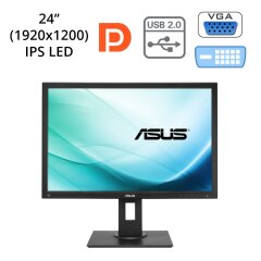 Монитор Asus BE24AQLB / 24" (1920x1200) IPS LED / 1x DP, 1x DVI, 1x VGA, USB-Hub / встроенные колонки 2х 2W