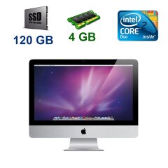 Apple A1224 iMac 9.1 / 20" 1680х1050 LCD / Intel Core 2 Duo P7550 (2 ядра по 2.26 GHz) / 4 GB DDR3 / 120 GB SSD / Nvidia GeForce 9400M 256 MB / Mac OS X El Capitan / WebCam