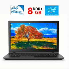 Ноутбук Toshiba Satellite C55 / 15.6" (1366x768) TN / Intel Pentium N3700 (4 ядра по 1.6 - 2.4 GHz) / 8 GB DDR3 / 128 GB SSD / Intel HD Graphics / WebCam
