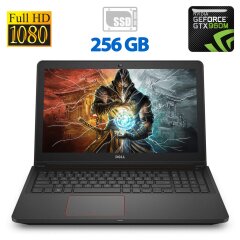 Игровой ноутбук Б-класс Dell Inspiron 15-7559 / 15.6" (1920x1080) IPS / Intel Core i7-6700HQ (4 (8) ядра по 2.6 - 3.5 GHz) / 16 GB DDR3 / 256 GB SSD / nVidia GeForce GTX 960M, 4 GB GDDR5, 128-bit / WebCam / HDMI