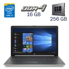 Игровой ноутбук HP ProBook 470 G7 / 17.3" (1920x1080) IPS / Intel Core i5-10210U (4 (8) ядра по 1.6 - 4.2 GHz) / 16 GB DDR4 / 256 GB SSD / AMD Radeon 530, 2 GB GDDR5, 64-bit / WebCam