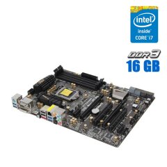 Комплект: Материнская плата ASRock Z77 Extreme4 + Intel Core i7-3770K (4 (8) ядра по 3.5 - 3.9 GHz) + 16 GB DDR3