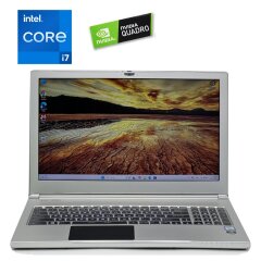 Мобильная рабочая станция Boxx GoBoxx MS-16K7 / 15.6" (1920x1080) TN / Intel Core i7-8850H (6 (12) ядер по 2.6 - 4.3 GHz) / 32 GB DDR4 / 480 GB SSD / nVidia Quadro P3200, 6 GB GDDR5, 192-bit / WebCam