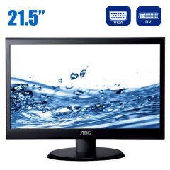 Монитор AOC e2250Swda / 21.5" (1920x1080) TN / DVI, VGA / VESA 75x75 / Встроенные колонки