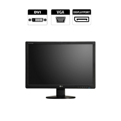 Монитор LG W2442PE / 24" (1920x1080) TN / VGA, DVI, DP