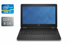 Нетбук Dell Latitude E7270 / 12.5" (1366x768) TN / Intel Core i7-6600U (2 (4) ядра по 2.6 - 3.4 GHz) / 8 GB DDR4 / 256 GB SSD / Intel HD Graphics 520 / WebCam / HDMI / Windows 10