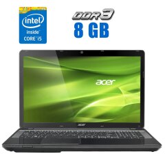 Ноутбук Б-класс Acer TravelMate P273-M / 17.3" (1600x900) TN / Intel Core i5-3230M (2 (4) ядра по 2.6 - 3.2 GHz) / 8 GB DDR3 / 500 GB HDD / Intel HD Graphics 4000 / WebCam