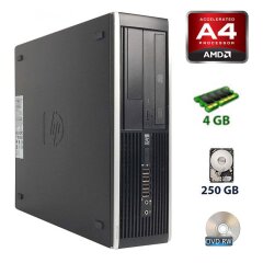 Системный блок Hewlett Packard Compaq Pro 6305 SFF / AMD A4-5300B (2 ядра по 3.4 GHz) / 4 GB DDR3 / 250 GB HDD / DVD-RW