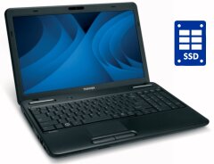 Ноутбук Toshiba Satellite C655D-S5130 / 15.6" (1366x768) TN / AMD E-240 (1 ядро по 1.5 GHz) / 4 GB DDR3 / 240 GB SSD / AMD Radeon HD 6310 / WebCam / DVD-ROM / Win 7 Home