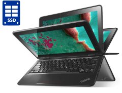Нетбук-трансформер Lenovo ThinkPad Yoga 11e G4 / 11.6" (1366x768) IPS Touch / Intel Core i3-7100U (2 (4) ядра по 2.4 GHz) / 8 GB DDR3 / 128 GB SSD / Intel HD Graphics 620 / WebCam / Win 10 Pro