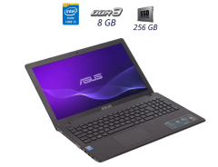 Ноутбук Asus P550L / 15.6" (1366x768) TN / Intel Core i5-4210U (2 (4) ядра по 1.7 - 2.7 GHz) / 8 GB DDR3 / 256 GB SSD / Intel HD Graphics 4400 / WebCam / USB 3.0 / DVD-ROM