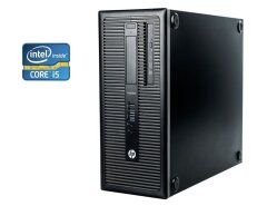 ПК HP ProDesk 600 G1 Tower / Intel Core i5-4670 (4 ядра по 3.4 - 3.8 GHz) / 8 GB DDR3 / 500 GB HDD / Intel HD Graphics 4600 / DVD-ROM / Win 10