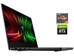 Игровой ноутбук Б-класс Razer Blade 14 RZ09-0370 / 14" (2560x1440) IPS / AMD Ryzen 9 5900HX (8 (16) ядер по 3.3 - 4.6 GHz) / 16 GB DDR4 / 512 GB SSD NVMe / nVidia GeForce RTX 3070, 8 GB GDDR6, 256-bit / WebCam