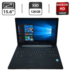 Ноутбук Б-класс Lenovo G50-70 / 15.6" (1366x768) TN / Intel Core i3-4010U (2 (4) ядра по 1.7 GHz) / 8 GB DDR3 / 128 GB SSD / AMD Radeon HD 8550M, 2 GB GDDR3, 64-bit / WebCam / DVD-ROM