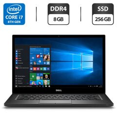 Ультрабук Б-клас Dell Latitude 7490 / 14" (1366x768) TN / Intel Core i7-8650U (4 (8) ядра по 1.9 - 4.2 GHz) / 8 GB DDR4 / 256 GB SSD / Intel UHD Graphics 620 / WebCam / HDMI