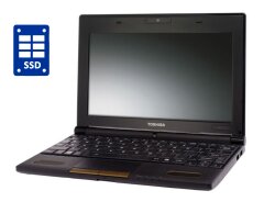 Нетбук Toshiba NB520-11U / 10.1" (1366x768) TN / Intel Atom N570 (2 (4) ядра по 1.66 GHz) / 2 GB DDR3 / 120 GB SSD / Intel GMA 3150 / WebCam / Win 10 Pro