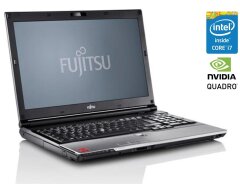 Мобильная рабочая станция Б-класс Fujitsu Celsius H720 / 15.6" (1920x1080) TN / Intel Core i7-3720QM (4 (8) ядра по 2.6 - 3.6 GHz) / 8 GB DDR3 / 256 GB SSD + 500 GB HDD / nVidia Quadro K1000M, 2 GB GDDR5, 128-bit / WebCam / DVD-ROM