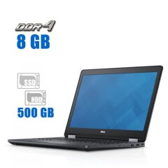 Ноутбук Б-класс Dell Latitude E5570 / 15.6" (1366x768) TN / Intel Core i3-6100U (2 (4) ядра по 2.3 GHz) / 8 GB DDR4 / 256 GB SSD M.2 + 500 GB HDD / Intel HD Graphics 520 / WebCam