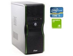 ПК Б-класс Frime FC-161BGN Tower / Intel Core i5-4590 (4 ядра по 3.3 - 3.7 GHz) / 16 GB DDR3 / 120 GB SSD + 500 HDD / nVidia GeForce GT 730, 2 GB GDDR3, 128-bit / 450W