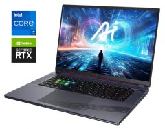 Игровой ноутбук Gigabyte Aorus 16X 9SG / 16" (2560x1600) IPS / Intel Core i7-13650HX (14 (20) ядер по 3.6 - 4.9 GHz) / 32 GB DDR5 / 1000 GB SSD / nVidia GeForce RTX 4070, 8 GB GDDR6, 128-bit / WebCam