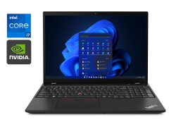 Мобильная рабочая станция Lenovo ThinkPad P16s Gen 1 / 16" (1920x1200) IPS / Intel Core i7-1260P (12 (16) ядер по 3.4 - 4.7 GHz) / 32 GB DDR4 / 512 GB SSD M.2 / nVidia T550, 4 GB GDDR6, 64-bit / WebCam / Win 10 Pro