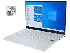 Ультрабук Б-класс Samsung Galaxy Book Ion White NP930XCJ-K03US / 13.3" (1920x1080) OLED / Intel Core i7-10510U (4 (8) ядра по 1.8 - 4.9 GHz) / 8 GB DDR4 / 256 GB SSD / Intel UHD Graphics / WebCam